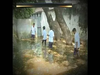 Ramnagar public school in is still in water at kareem nagar - Sakshi