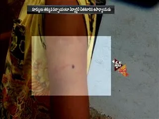 Teacher thrashes student got low marks in mancherial - Sakshi