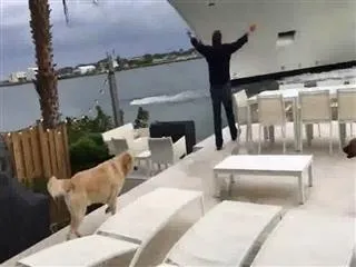 Man Panics In Terrifying Video As Cruise Ship Comes Close To their Home - Sakshi