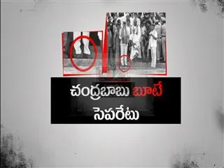 Chandrababu Naidu enters into Temple with shoes - Sakshi
