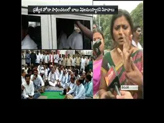 Women fire on TDP government over special status - Sakshi