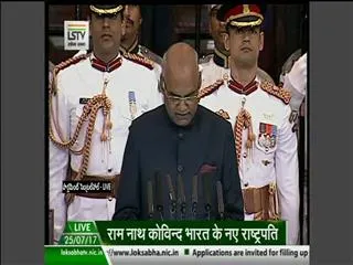 Honoured to be sworn in as the 14th President of India: Ramnath kovind - Sakshi