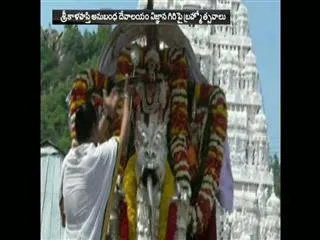 brahmotsavam in srikalahasti  vignana giri - Sakshi