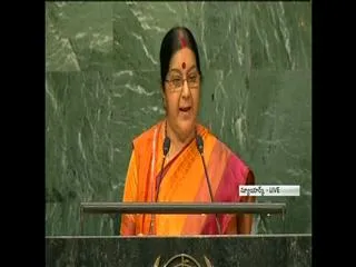 Bahadur Ali is a living example of Pakistan's cross border terrorism: Sushma Swaraj - Sakshi