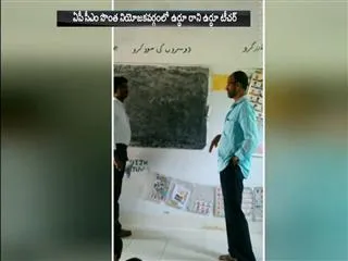 Urdu school teacher Dont know Urdu in Chittoor District - Sakshi