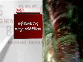 red sandalwood workers attack with stones on police in chittoor - Sakshi