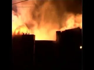 Fire Accident In A Godown | Agra | Uttar Pradesh| - Sakshi