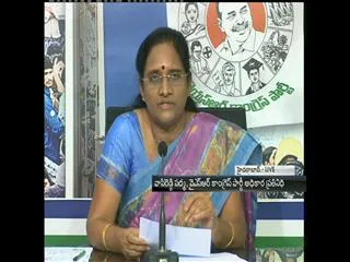 vasireddy padma takes on chandrababu naidu over swiss challenge - Sakshi