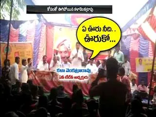 woman gave shock to AP TDP President Kala Venkat Rao - Sakshi
