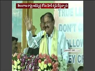venkaiah naidu speech on telangana development - Sakshi