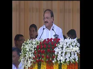 venkaiah naidu, ktr participated in swachh samrakshan programme - Sakshi