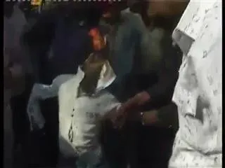 Karni Sena activists burn effigy of Bhansali - Sakshi