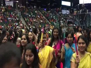 tpad grand celebrations of bathukamma concluded in dallas - Sakshi