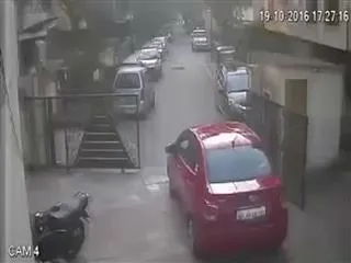 Mumbai man ran his car over a stray dog - Sakshi