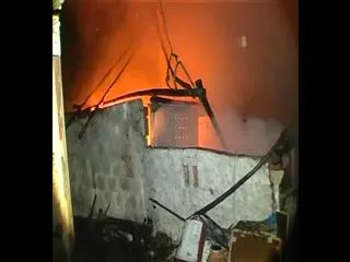 Brats fires Huts in vijayawada - Sakshi