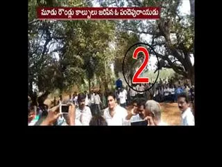 man fires three rounds into air near cock fight - Sakshi