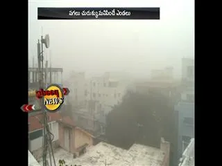 Different and bad weather in the telugu states - Sakshi