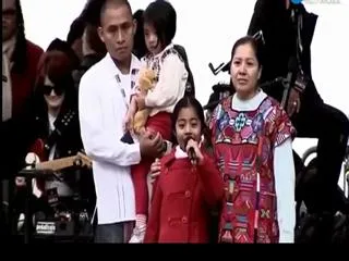 Six-year-old girl gives inspiring speech at Women’s March - Sakshi