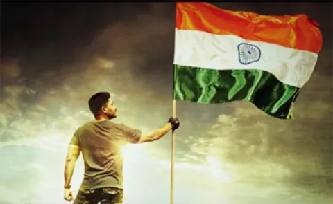 Sainika Lyrical Released from Naa Peru Surya Movie - Sakshi