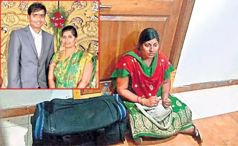 husbands family harassing for dowry - Sakshi