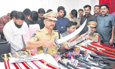 Menu of illegal weapons available online - Sakshi