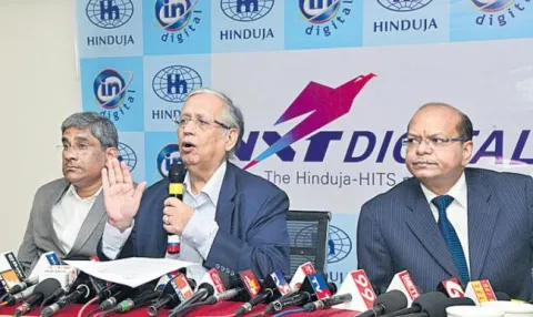 Hinduja Group Ceo Launches Nano Cope Nxt Digital Cable Network - Sakshi