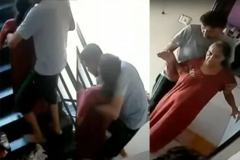 Throws from Terrace Rajkot Man kills Mother - Sakshi