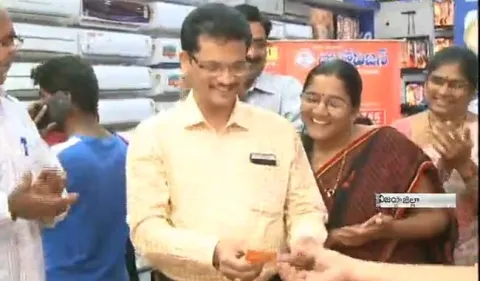 sakshi Festival winners Sonovision showroom in Krishna district - Sakshi
