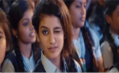 Priya Prakash Varrier Has Taken The Internet By Storm With Her Wink And It's Raining Love - Sakshi