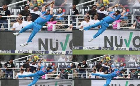 unbelievable fielding by Bumrah in first t20 against south africa - Sakshi