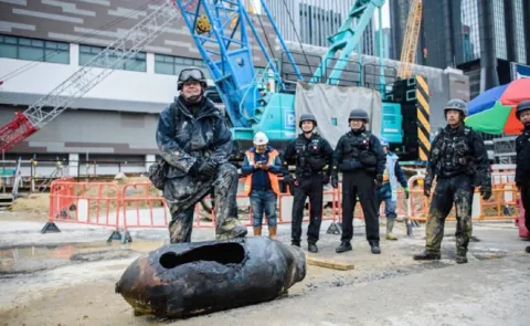 A 1,000 Pound WWII Bomb Was Pulled Out Of The Ground - Sakshi