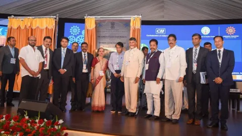 second day of CII Partnership Summit - Sakshi
