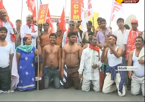 band continues in tirupati - Sakshi