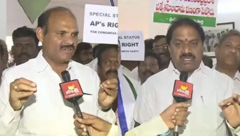 YSRCP leaders reveals chandrababu matter in special status - Sakshi