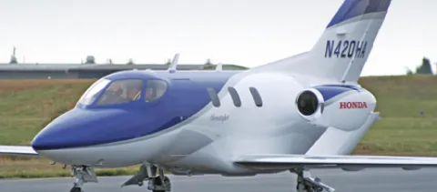 Honda Jet Plane in Aviation Show - Sakshi