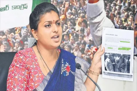 MLA Roja Comments on AP Budget - Sakshi