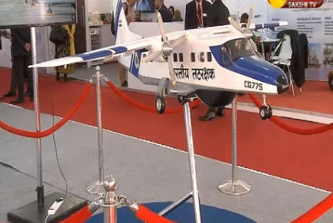 Demo Flights Exhibition In Aviation Show - Sakshi
