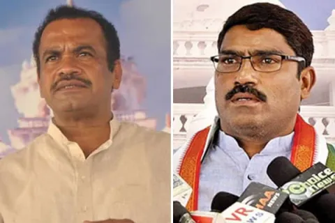 Congress MLAs Komatireddy Venkat Reddy, Sampath Strike Against Expulsion - Sakshi