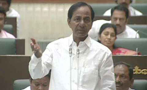 CM KCR Fires, says Congress number one villain - Sakshi