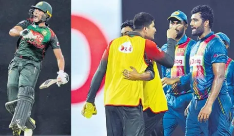 Bangladesh Beat Sri Lanka In Thriller Of Nidahas Trophy - Sakshi