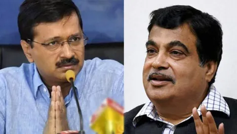 Kejriwal apologises to Gadkari - Sakshi