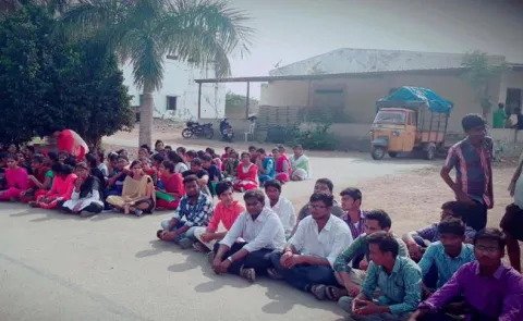 Ragging in JC Diwakar Reddy Agriculture College  - Sakshi