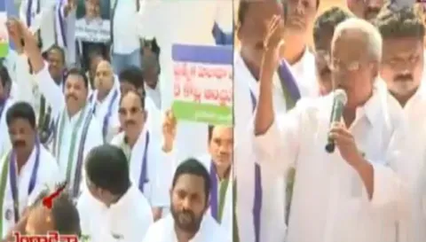 CPM support YSRCP Mahadharna - Sakshi