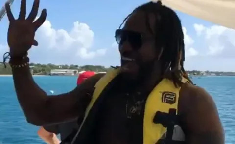 Chris Gayle Prepares Bhangra Dance  - Sakshi