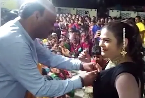 AP Minister Ayyanna Patrudu Dance in Public at Vizag - Sakshi