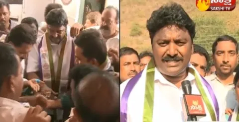 Ex MLA Ponnada Satish Joined in YSRCP - Sakshi