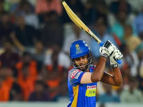 RR bowlers hold nerves, defeat Delhi by 10 runs in rain-hit match - Sakshi