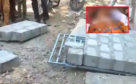 Constrction Building Takes Kids Lives In Prakasam district - Sakshi
