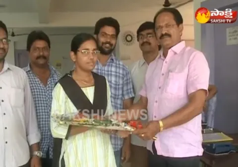 State First Ranker Deekshita tols her ambition - Sakshi