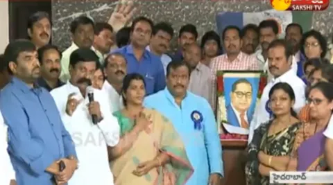 Dr B R Ambedkar Jayanthi Celebrations In YSRCP Party Office - Sakshi